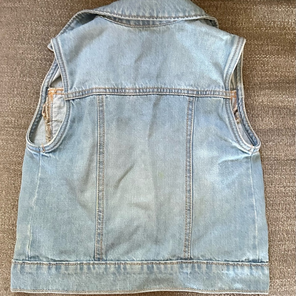 Cutoff denim jacket - Picture 2 of 2